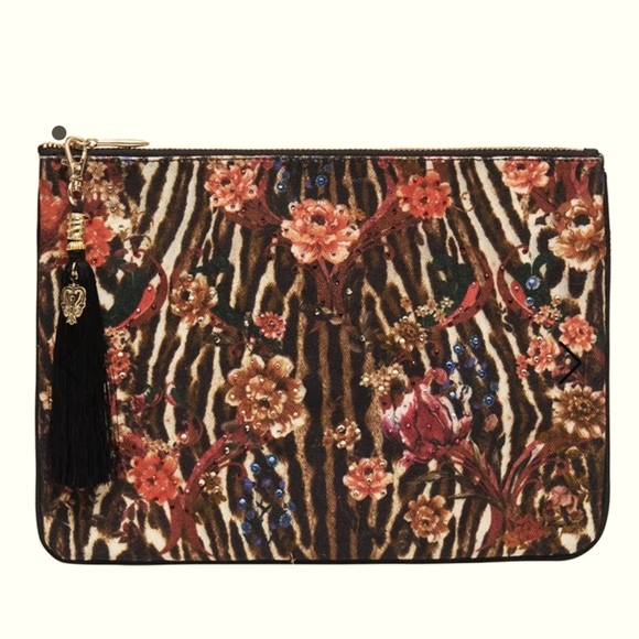 Brand New Camilla Australian Designer Canvas Clutch - New Style Fresh Off Runway - Picture 4 of 6
